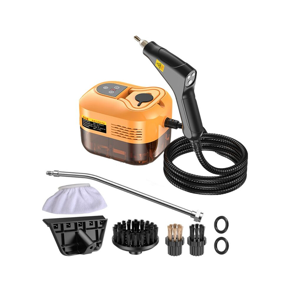 High-Efficiency Handheld Steam Cleaner With Advanced Sterilizations For Home Car Kitchen Air Conditioner Eu Plug Orange 6034186028255
