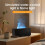 7 Colorful Humidifier Flame Aromatherapy Oil Diffusers for Home 120ml Humidifier Desktop Atmosphere Night Light White 2