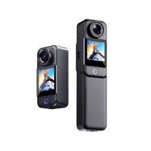 C300 Pocket Action Camera 4K 30FPS with Long Battery Life 5G WiFi Portable Vlog Camera for Outdoor Adventure A