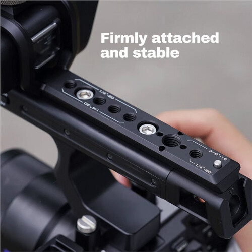 XLR Handle Unit Handle Extension Rig for  FX3 FX30 Extension Bracket Grip with Cold Shoe A 2