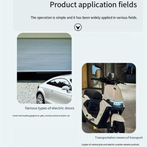 315MHz Garage Door Opener Remote Control Wireless 4-Button Key Duplicator Clone Electric Gate Transmitter A 2