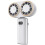 Draagbare Handventilator USB-Oplaadkoeler Dubbele Ventilator Digitaal Display Oplaadbare Batterij Wit 1