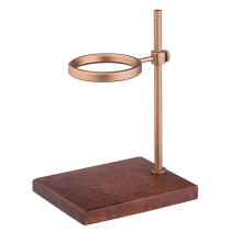 Supporto per Versare il Caffè A Mano, Supporto per Filtro per Versare il Caffè Regolabile con Base In Legno