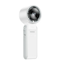 Ventilatore Portatile Turbo 3 In 1, Display Digitale, Ventilatore Personale Portatile Ricaricabile Tramite USB per Viaggi, Esterni A