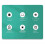 10PCS Ceiling Spotlight Set 7W GU10 Base  Saving Downlight LED Light Indoor Lighting 4000K Neutral Light 4