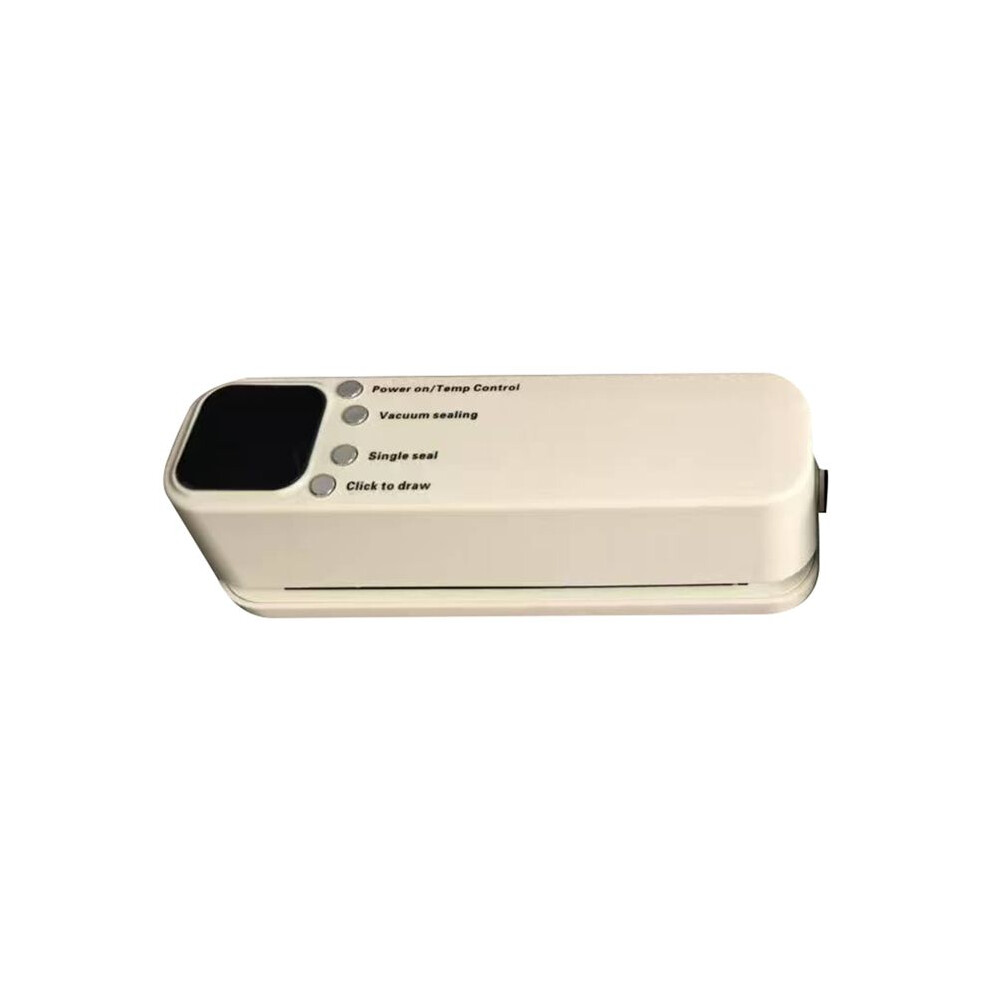 Vacuum Sealer Rechargeable Food Preservation Package Plastic Bags Sealer Wireless Vacuum Sealing Machine Beige 6033939297689