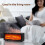 Fireplace Diffusers for Essential Oils Fireplace Humidifier with Remote Bonfire Flame Diffuser 7 Colors Light B 9