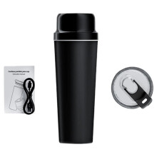 Trådlös Bärbar Mixer i Rostfritt Stål, 650 Ml, USB-Laddningsbar Juicepress, Apelsinjuicemixer, 20 Blad, Krossad Is A