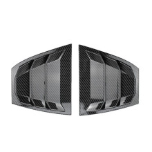 Cache-Volant Latéral de Lunette Arrière de Voiture, Style Fibre de Carbone, avec Prise D'Air pour 3 Axela 2014-2018