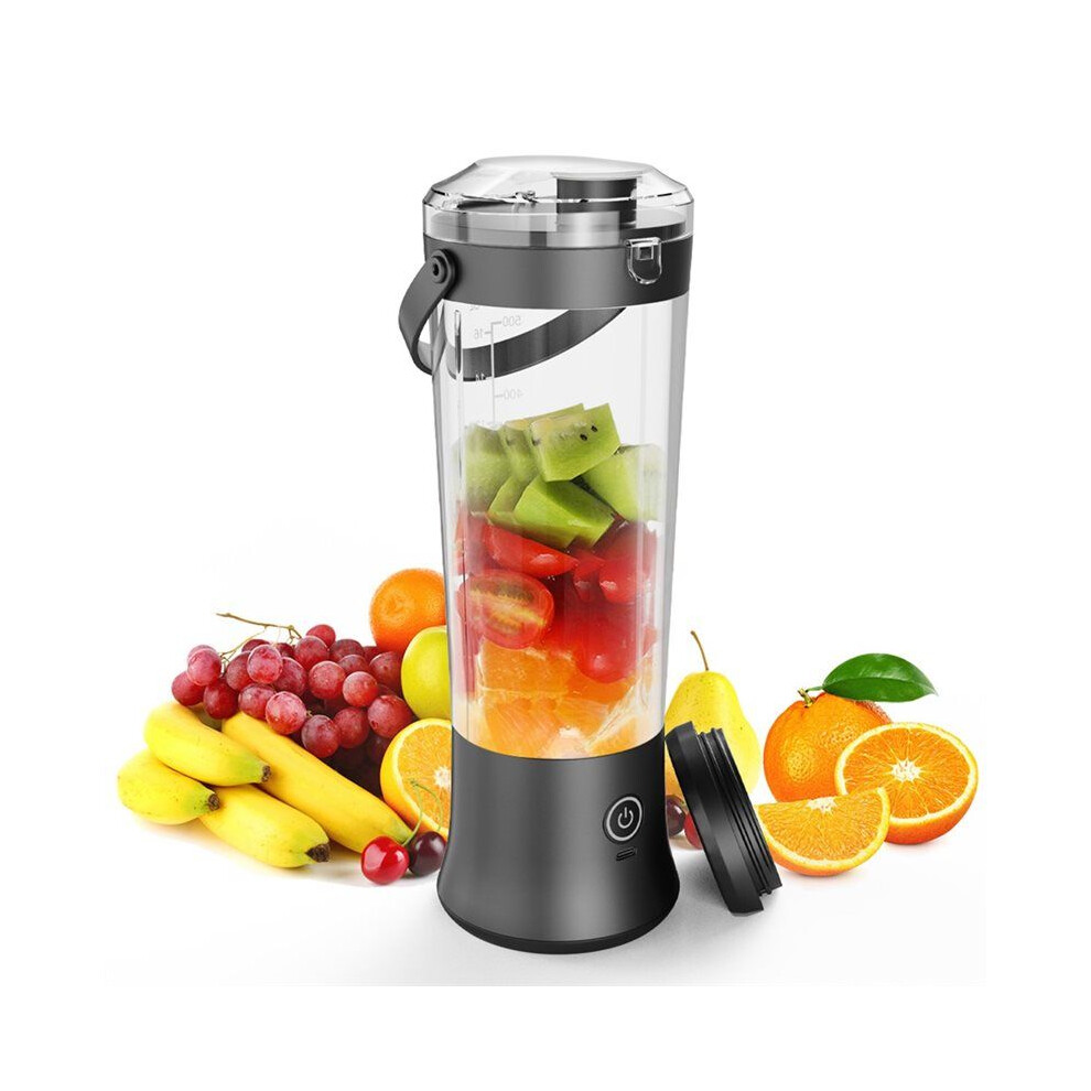Portable Electric Juicer Blender Stainless Steel Blade 500Ml Usb Rechargeable Personal Juicer Maker With Carry Handle B 6032328702964