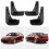 Car  Mud Flaps Mud Guard Flap  Flaps Accessories for  Lancer Sport 2010-2016 4