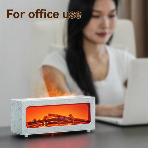 Fireplace Diffusers for Essential Oils Fireplace Humidifier with Remote Bonfire Flame Diffuser 7 Colors Light C 1