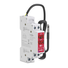 TONGOU Din Rail 18mm 2-Gang WIFI Tuya Tempreature and Humidity Sensor AC 3840W 300W