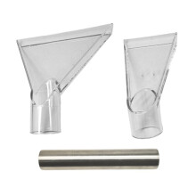 3PCS Swivel Carpet Cleaner Parts 38mm Transparent Vacuum Nozzle Swivel Wet Dry Vacuum Cleaner Water Nozzle