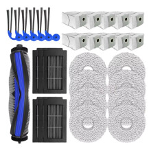 31PCS for Deebot T30C Omni / T30C Pro Omni Vacuum Cleaner Parts Main Brush Filter Dust Bag Mop Cloth