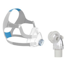 Conector de Cotovelo Giratório de Reposição para o Sistema de Armação para para AirFit F20 e Almofada de Máscara Média para CPAP.