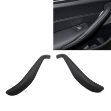 Car Interior Door Handle PU Leather Door Handle Outer Cover for  5 Series G30 F90 G31 2018-2023
