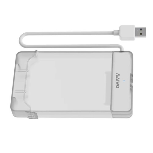 MAIWO Gabinete para HDD Externo de 2,5 Polegadas com USB 3.0 para Laptop, SSD, Unidade de Estado Sólido Mecânica  com Porta Serial para PC B 1