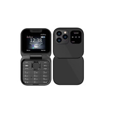 I16PRO 2G GSM Dual-SIM Klapphandy  mit Automatischer Anrufaufzeichnung, Kurzwahl , Sprachausgabe, FM-Radio und Kleinem Faltmechanismus