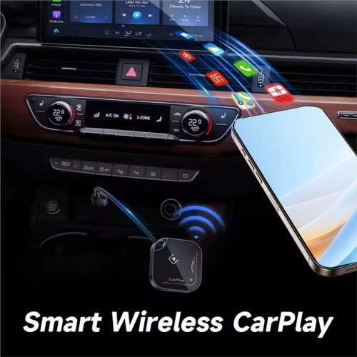 Caixa CarPlay Sem Fio para Carro, Dongle Conecte e Use CarPlay   Box 1