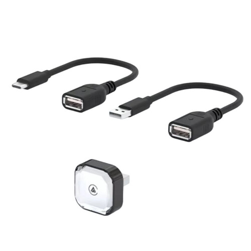 Car Wireless Carplay Android Auto 2in1 Box Plug& Wired to Wireless Dongle Android Auto CarPlay   Box