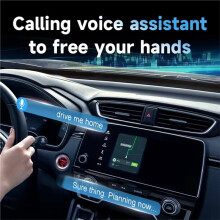 Car Wireless Android Auto Carplay 2in1 Box Wired to Wireless Dongle Plug& CarPlay Android Auto Box