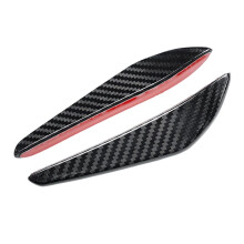 Car Front Bumper Side Splitter Spoiler Fog Lamp Side Spoiler Carbon Fiber Trim Sticker for Mustang 2024