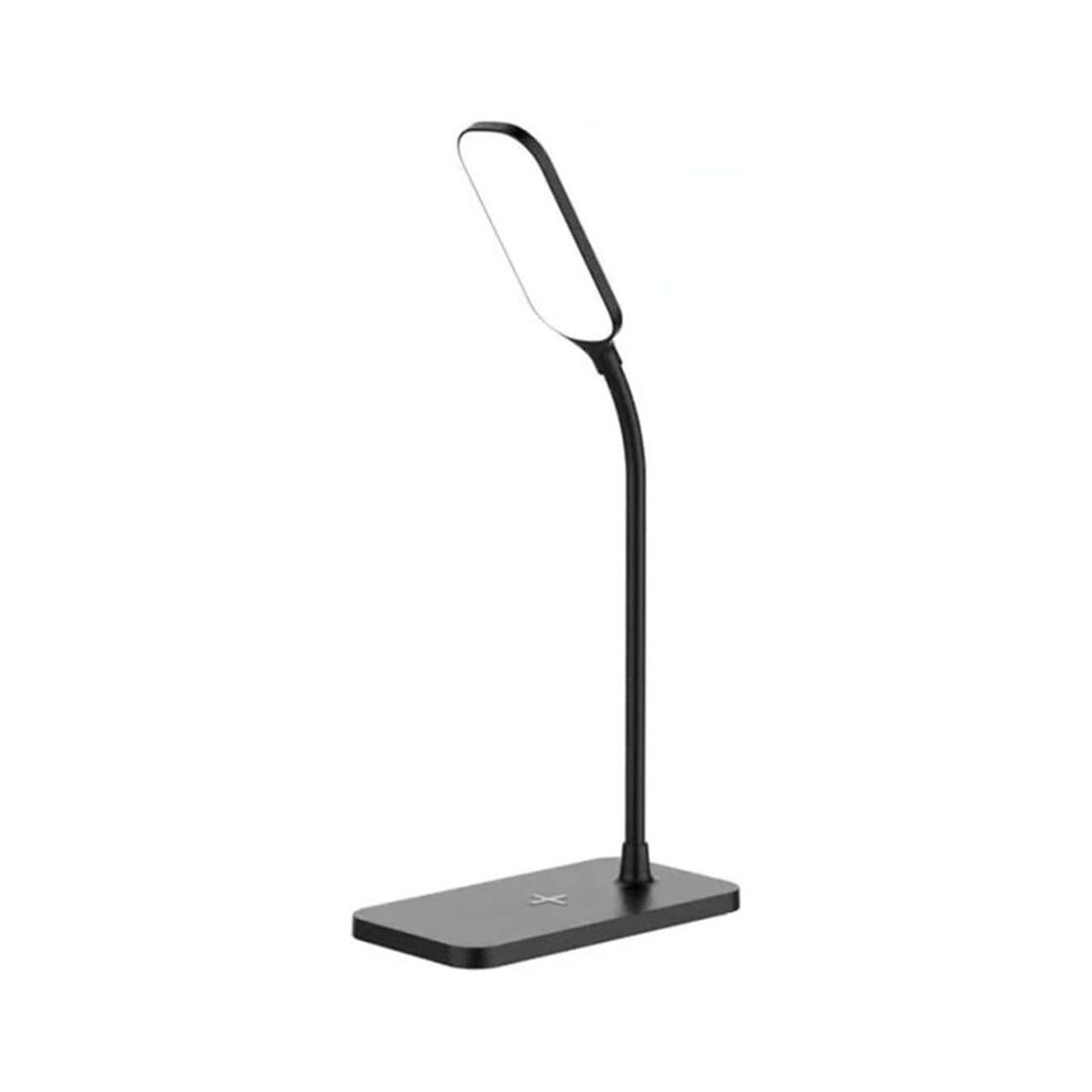 15W Led Desk Lamp Wireless Charging Desk Lamp Adjustable Eye Protection Desk Lamp Flexible Touch Activated Light/Black 4713058982155