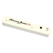 Food Bag Vacuum Sealer Plastic Seal Fresh-Keeping Sealer Small Household Food Packaging White EU Plug