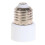 5PCS E27 to EU Plug Connector Accessories Bulb Holder Lighting Fixture Bulb Base Adapter Portable Lamp Socket 4