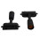 Adjustable  Track Light Black and White Single Phase Bulb Replaceable Plastic Track Light DIY Accessories 5