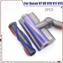 Pour V7 V8 V10 V11 V15 Aspirateur, Tête de Nettoyage à Entraînement Direct Anti-Enchevêtrement, Brosse de Tête de Nettoyage