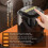 New Humidifier Household Atomizer 3L Large Capacity Three Jet USB Silent for Desktop Bedroom Office 3