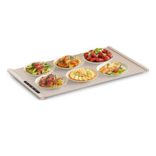 Electric Warming Tray Temp Setting Food Warming Mat Heat in 10s Foldable Food Warmers for Buffet Server Party EU Plug-B