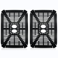 Bandeja para Freidora de Aire Digital Holstein Housewares de 8.4 Cuartos de Galón con Doble Cesta de 8.5 X 6.1 Pulgadas. Accesorios para Parrilla.