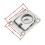 4PCS Marine Recessed Pull Handle Stainless Steel 304 44x38mm Pull Handle Locking Pull Ring for Marine Boatn Yacht 6