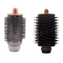 Round Brush&Smoothing Comb Nozzle Attachment for FlexStyle Blow Dryers Attachment Round Volumizing Brush Styling A
