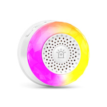 Tuya WiFi Geluid Licht Alarm Sensor 350M Draadloze Deurbel voor Thuis en Buiten CO VOC PIR Nachtlampje voor Kantoor Thuis EU