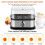 Electric Egg Cooker Rapid Eggs Cooker Electric 6 Egg Capacity Hard Boiled Medium Soft Boiled Egg Cooker EU Plug 6