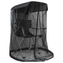 63 Zoll Hohes Moskitonetz für Outdoor-Angelstühle mit Sonnendach, Moskitonetz mit Reißverschlussöffnung, Wasserdichtes Dach für Camping