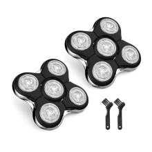 Vervangende Mesjes voor Balder Pro Shaver Model XR7000, 5 Dual Track Heads voor Shaver