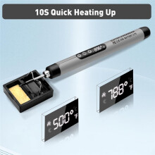USB Portable Soldering Iron Cordless Soldering Iron Kit LCD Digital Adjustable Temperature Thermostatic Soldering