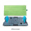 6PCS Mop Cloth for  Kobold SP600 MF600 Vacuum Cleaner Replace Microfiber Cleaning Cloths Reusable Washable 5