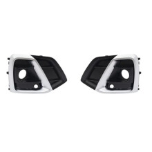 Marco de Luz Antiniebla Delantera para Coche, Bisel de Luz Antiniebla 80A807680AGCOX 80A807679AGCO para Q5 S- 2021-2024, Cubierta de Luz