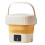 Folding Washing Machine Large Capacity Folding  Small Washing Machine Washing Socks Washing Machine US Plug Yellow 1