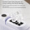 Desktop Small Ice Maker  and Convenient Home and Office Camping Car  Ice Making Automatic Ice Box US Plug White 2