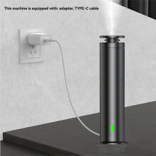 120ml Waterless Aromatherapy Diffuser with BT&Remote Control,Covers 1000 Sq.Ft.,Ideal for Large Rooms,Offices,Spas(US),A