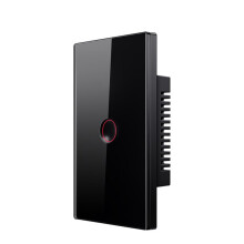Tuya WiFi  Touch  110-240V 2.5D Concave Stijl Zigbee3.0 Signaalversterker Werkt met Alexa  Home 1 Gang