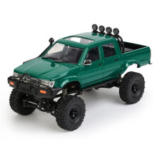 WPL C64-1 RC Car 1/16 2.4G 4WD Remote Control Pick- Truck Controllable LED Light Electric Toy Off-Road Vehicle Green