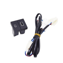 Car USB QC3.0 Type-C PD Fast Charger Socket Phone Charging Outlet Power Adapter for Lavida 2008-2012